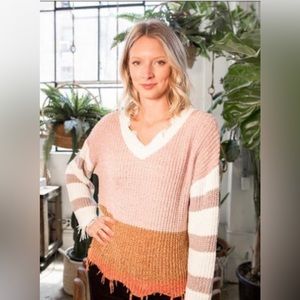 Knit de stressed sweater New Size S